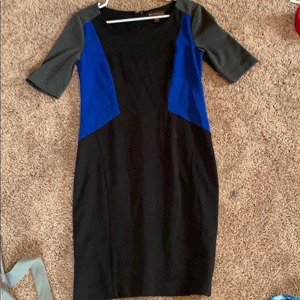 Black and Blue Dress